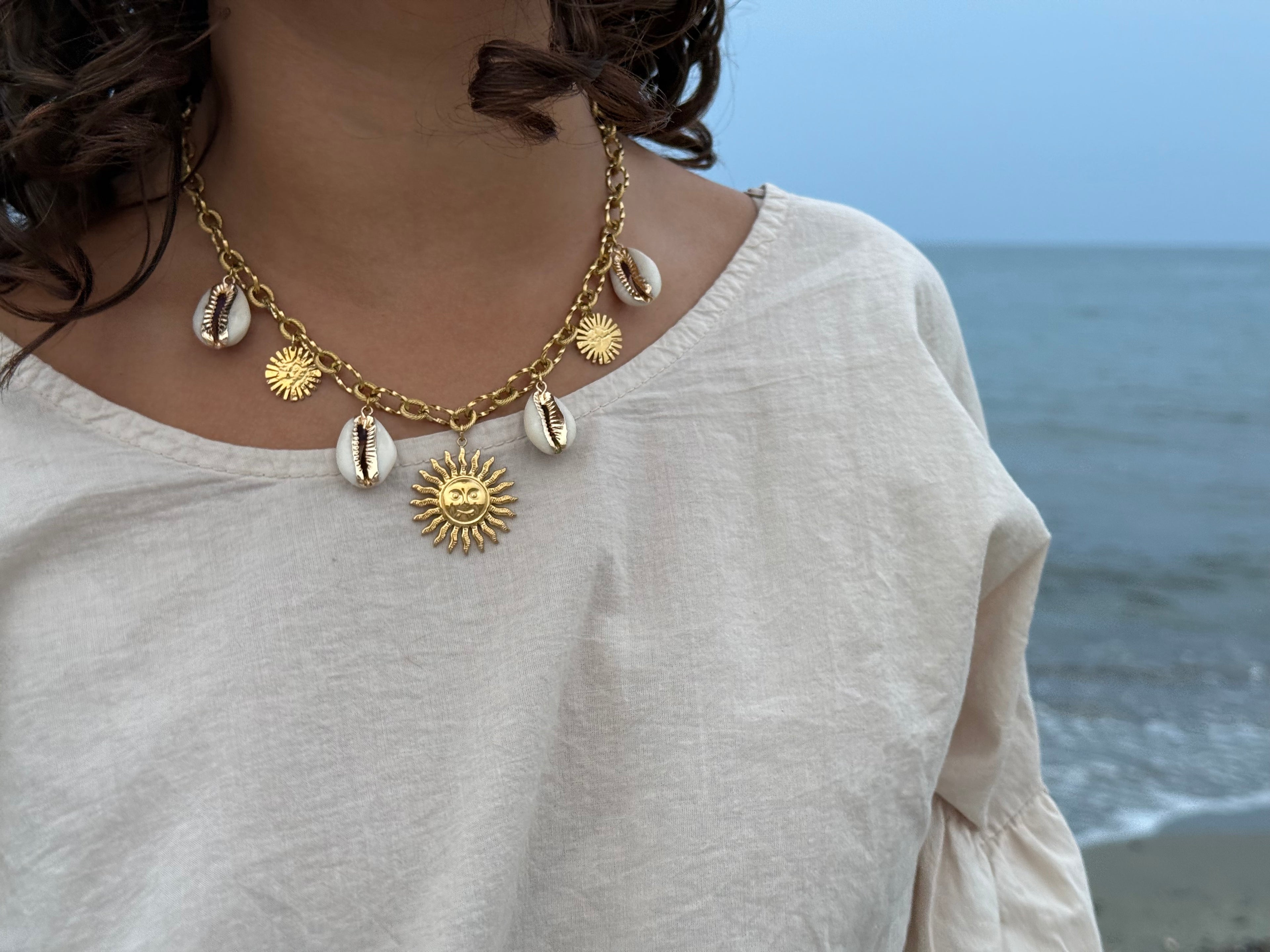 Collier June (7 breloques)