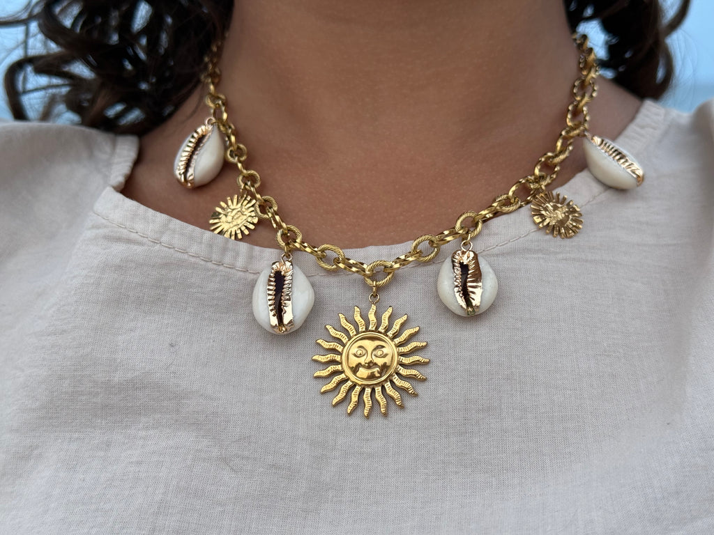 Collier June (7 breloques)