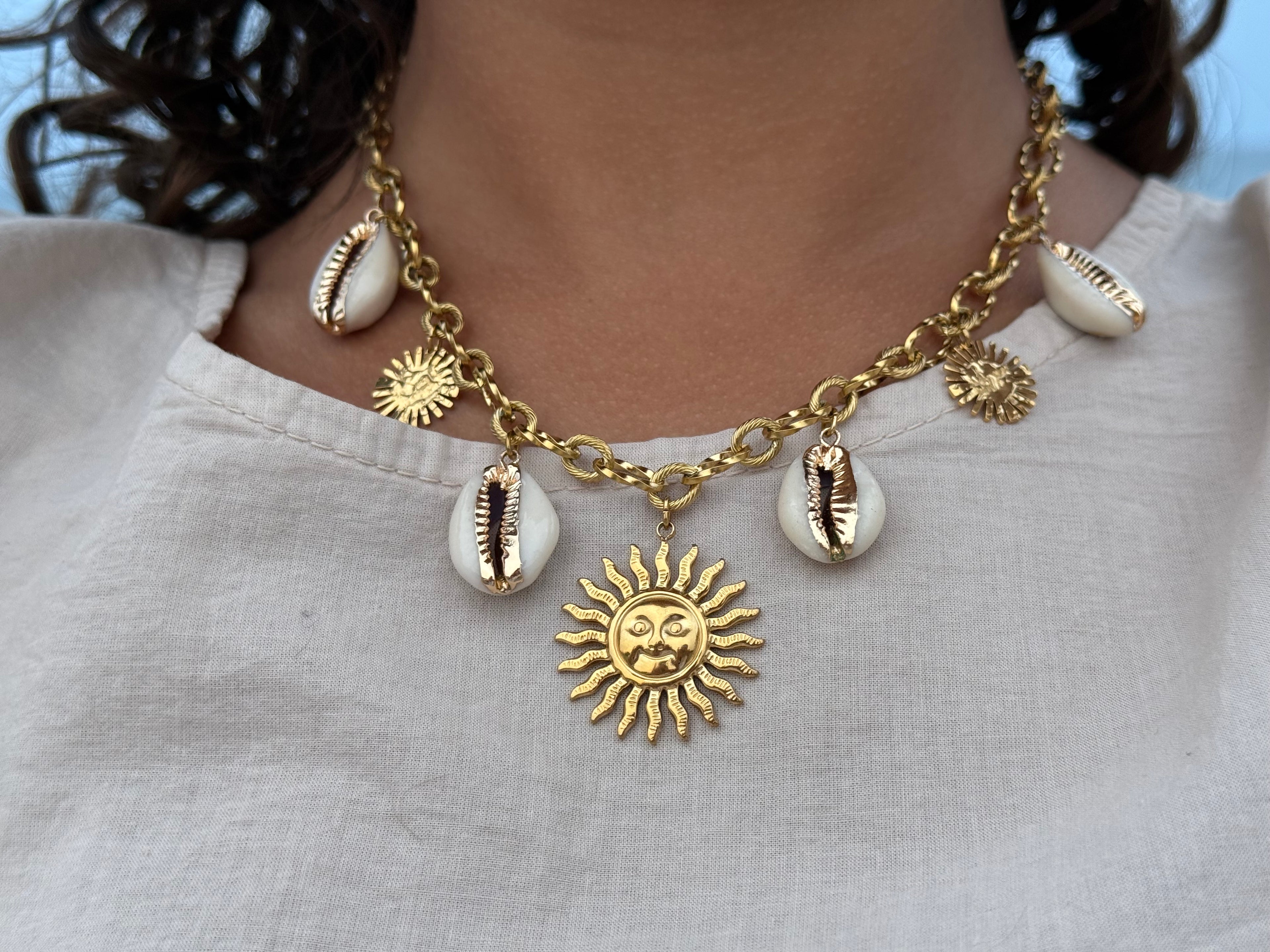 Collier June (7 breloques)