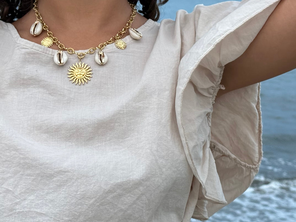 Collier June (7 breloques)