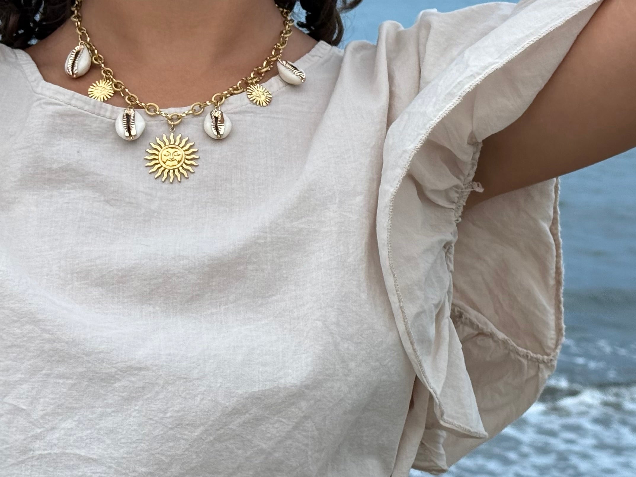 Collier June (7 breloques)
