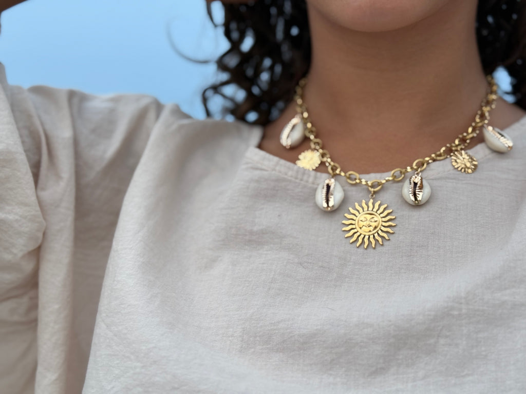 Collier June (7 breloques)